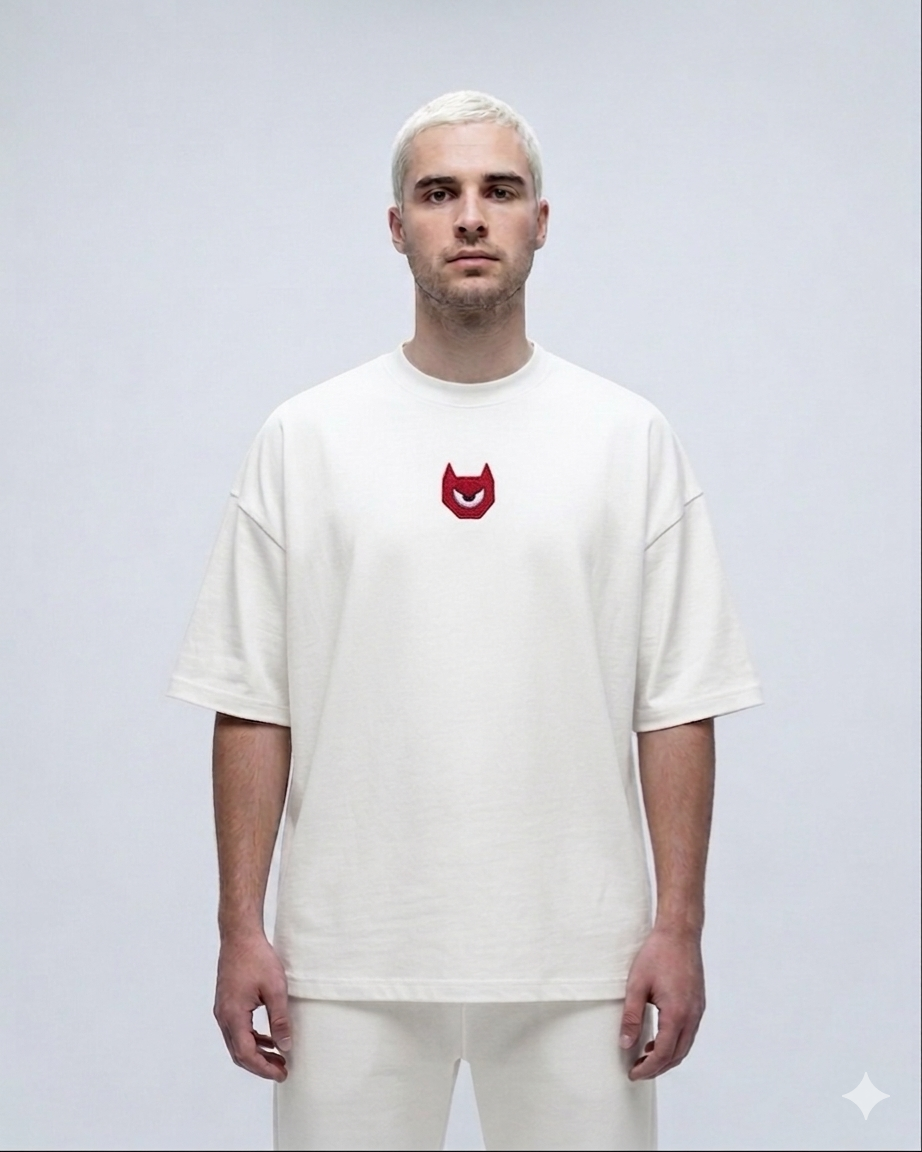 MALA FAMA 250G TEE — IVORY / CORAL